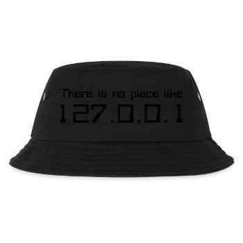 There is no place like 127.0.0.1 (localhost) - Kids’ Bucket Hat - black - Front