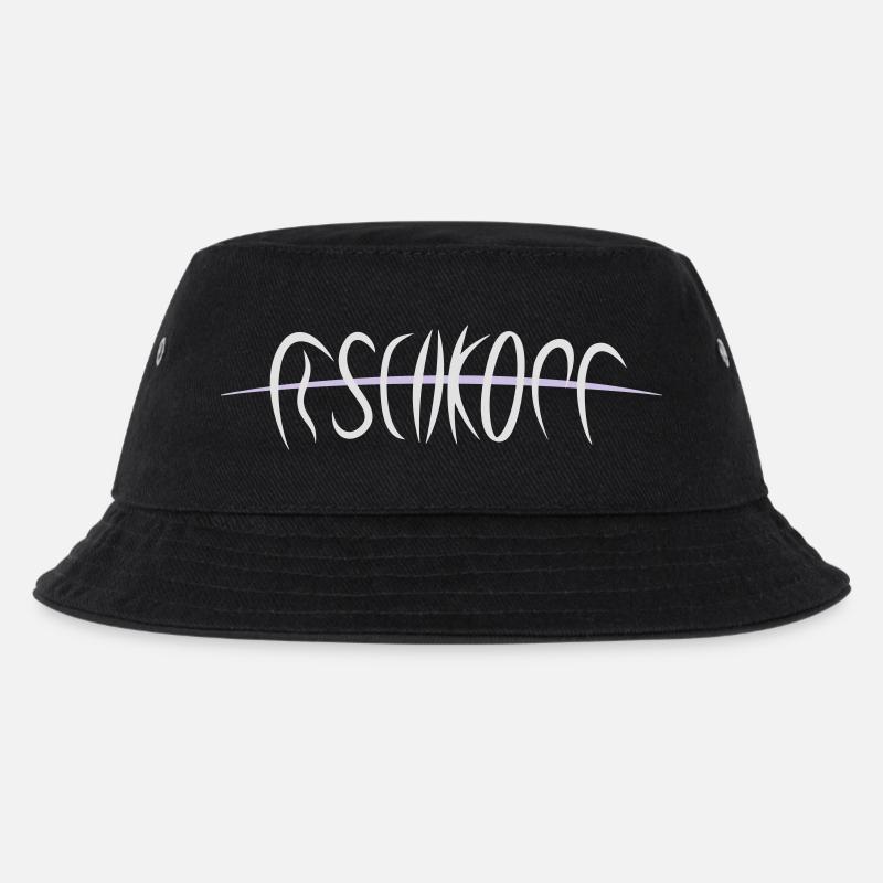 Fischkopf - Kinder Bucket Hat - Schwarz