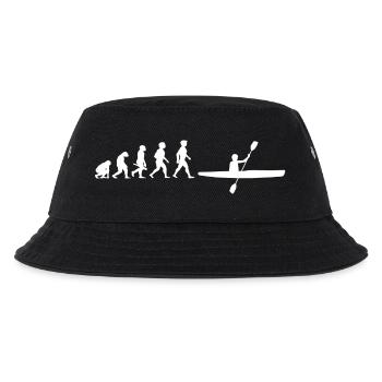 Evolution Kanusport Kanu Rudern Boot Ruderboot - Kinder Bucket Hat - Schwarz - Vorne