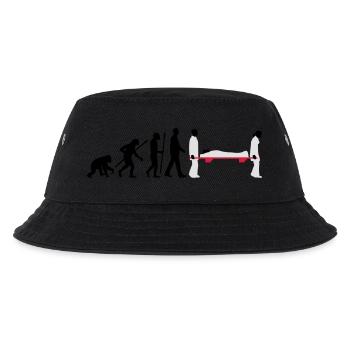 evolution_sanitaeter_09_201602_3c - Kinder Bucket Hat - Schwarz - Vorne