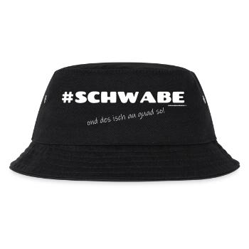 Des Gottes schönste Gabe ist der Schwabe - Kinder Bucket Hat - Schwarz - Vorne