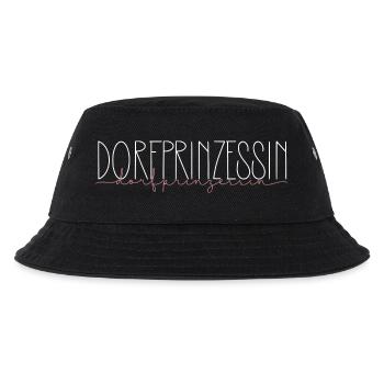Dorfprinzessin Dorf Prinzessin Paare Geschenk - Kinder Bucket Hat - Schwarz - Vorne