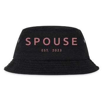 Ehepartner Est. 2023 - Männer & Frauen Hochzeitstag Geschenk - Kinder Bucket Hat - Schwarz - Vorne