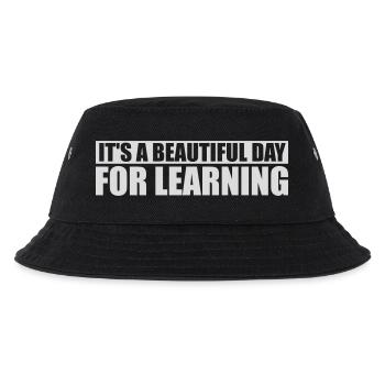 beautiful day for learning - Kids’ Bucket Hat - black - Front