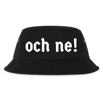 pfälzer tees für jeden, och ne - Kinder Bucket Hat - Schwarz - Vorne