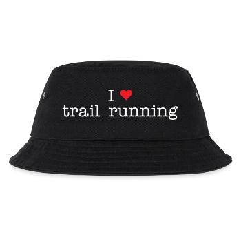 I Love Trail Running - Kids’ Bucket Hat - black - Front