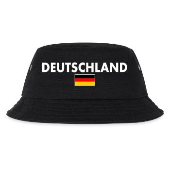 Deutschland - Kinder Bucket Hat - Schwarz - Vorne