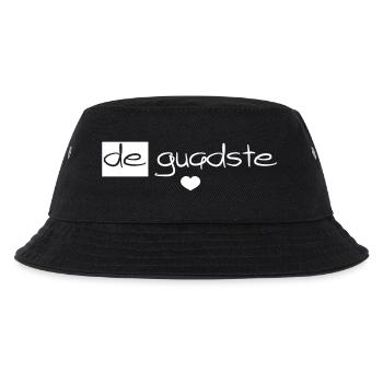 de guadste - die beste, Österreichischer Dialekt - Kinder Bucket Hat - Schwarz - Vorne