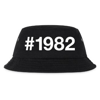 1982 Hashtag 44e anniversaire 44 ans - Bob Enfant - noir - Devant