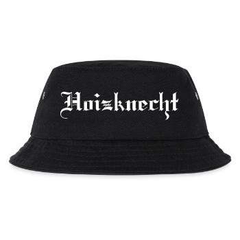 Hoizknecht - Kinder Bucket Hat - Schwarz - Vorne