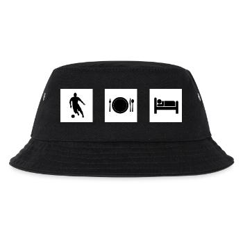 Design Thème Sport et Repas - Bob Enfant - noir - Devant
