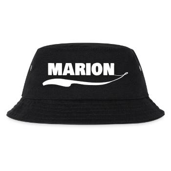 Vorname marion - Kinder Bucket Hat - Schwarz - Vorne
