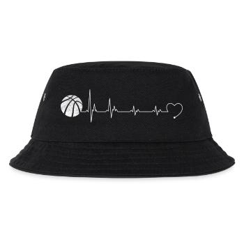 Basketball Heartbeat Tee - Kids’ Bucket Hat - black - Front