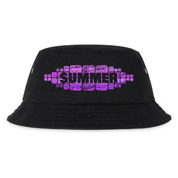 Summer - Kinder Bucket Hat - Schwarz - Vorne