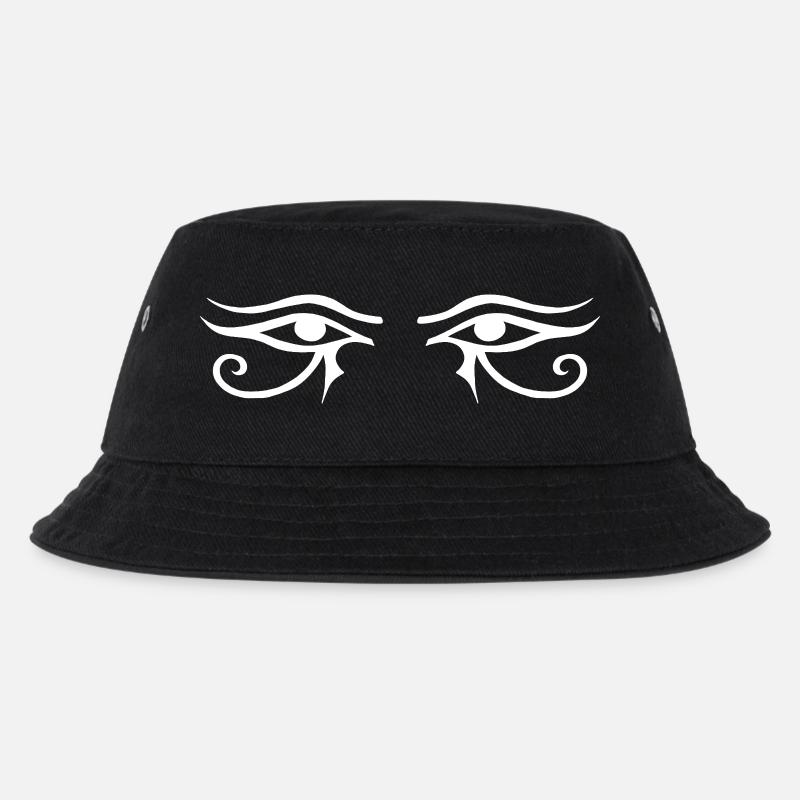 Blick des Horus - Kinder Bucket Hat - Schwarz