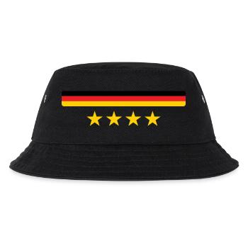 Drapeau Allemand - Allemagne - Bob Enfant - noir - Devant