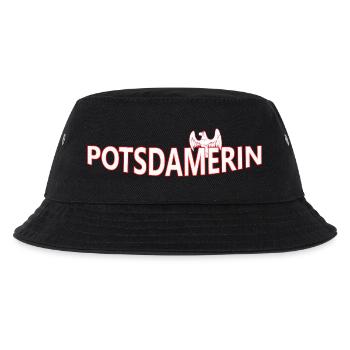 Potsdamerin - Kinder Bucket Hat - Schwarz - Vorne