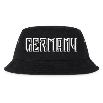 Germany Lettering (Relief / 3D / White) - Kids’ Bucket Hat - black - Front