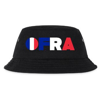 Frankreich - Kinder Bucket Hat - Schwarz - Vorne