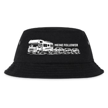 Ich und meine Follower - Wohnmobil - Stau - Kinder Bucket Hat - Schwarz - Vorne