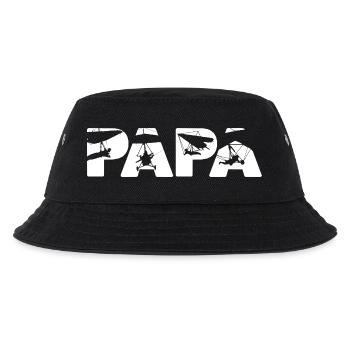 Pilote de deltaplane Papa Silhouette musicale Slogan - Bob Enfant - noir - Devant