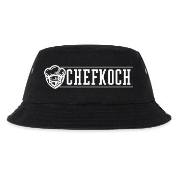 Chefkoch Kochmütze - Kinder Bucket Hat - Schwarz - Vorne