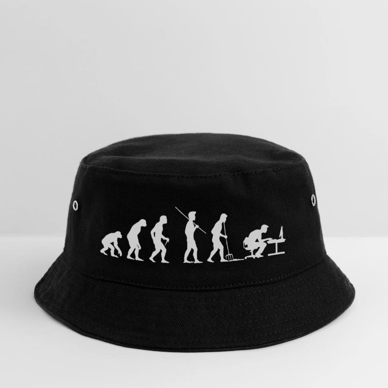 Evolution Programmierer Computerfreak Kinder Bucket Hat