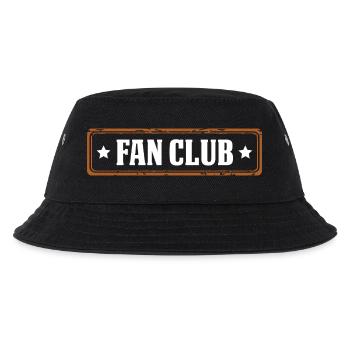Fan Club - Kinder Bucket Hat - Schwarz - Vorne