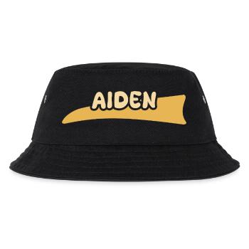 Aiden en tant que label - Bob Enfant - noir - Devant