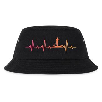 Sunset Heartbeat Stand-up-Paddle - Kinder Bucket Hat - Schwarz - Vorne