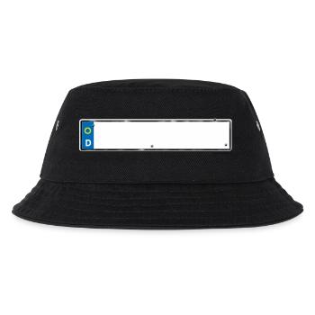 geburtstagnummernschild - Kinder Bucket Hat - Schwarz - Vorne