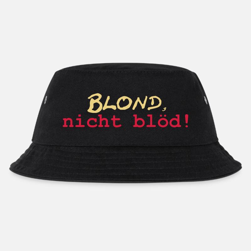 Blond nicht blöd - Kinder Bucket Hat - Schwarz