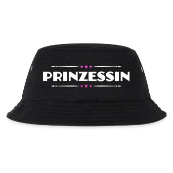Prinzessin - Kinder Bucket Hat - Schwarz - Vorne