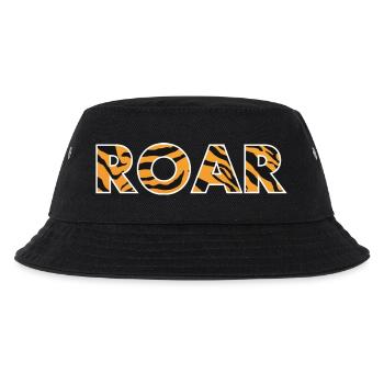 ROAR rugissement lettrage tigre rayures - Bob Enfant - noir - Devant