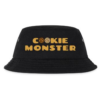 Keks Monster - Kinder Bucket Hat - Schwarz - Vorne