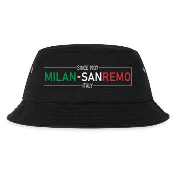 Milan Sanremo Italy Edition - Kinder Bucket Hat - Schwarz - Vorne