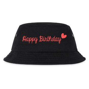 JAHRESTAG. ALLES GUTE ZUM GEBURTSTAG!. ALLES GUTE ZUM GEBURTSTAG!. - Kinder Bucket Hat - Schwarz - Vorne