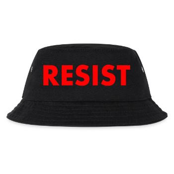 Resist - Kinder Bucket Hat - Schwarz - Vorne