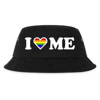 I love me - Kinder Bucket Hat - Schwarz - Vorne