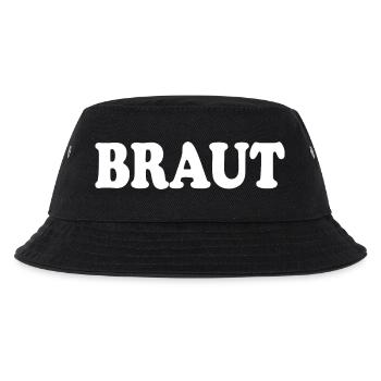 Braut - Kinder Bucket Hat - Schwarz - Vorne