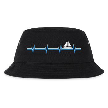 Segeln Segler Segelboot Katamaran Besitzer Skipper - Kinder Bucket Hat - Schwarz - Vorne
