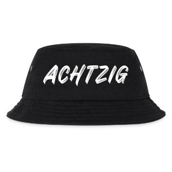 80. Geburtstag - Achtzig - 80 - Kinder Bucket Hat - Schwarz - Vorne
