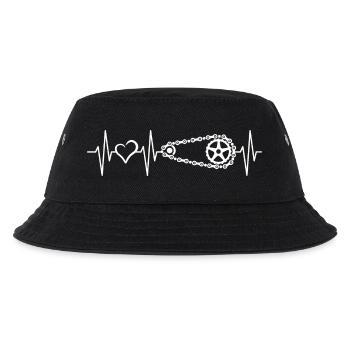 Heartbeat Bicycle Bicycle Chain Symbol Pulse Logo - Bob Enfant - noir - Devant