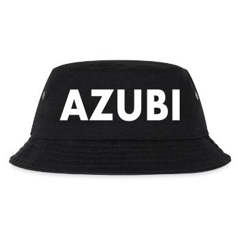 Azubi - Kinder Bucket Hat - Schwarz - Vorne