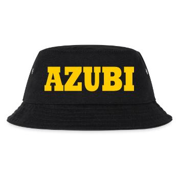 Azubi - Kinder Bucket Hat - Schwarz - Vorne
