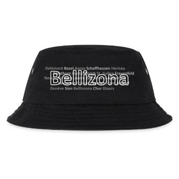 Swiss cities Bellizona - Kids’ Bucket Hat - black - Front