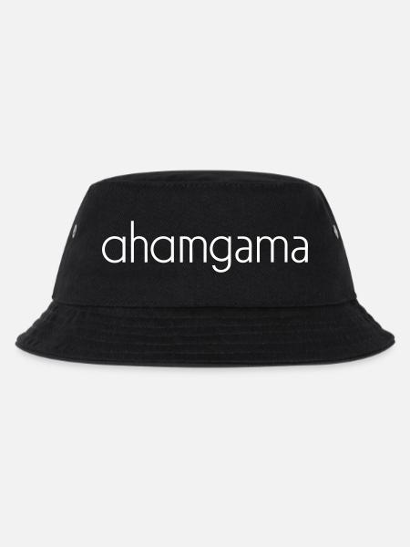 Ahangama Typografie - Kinder Bucket Hat - Schwarz