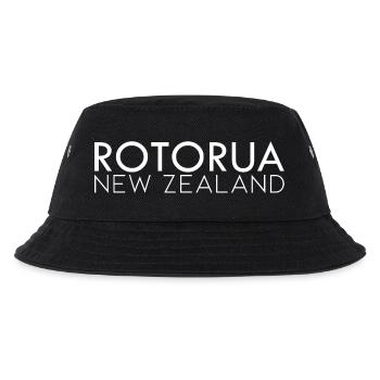 Rotorua - New Zealand - Kiwi Aotearoa Neuseeland - Kids’ Bucket Hat - black - Front