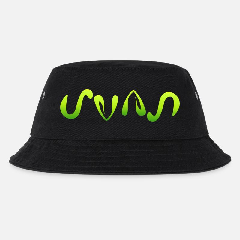 Sven - Kinder Bucket Hat - Schwarz