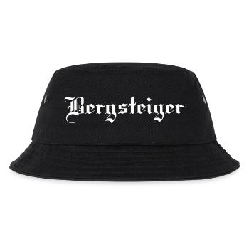 Da Bergsteiger - Kinder Bucket Hat - Schwarz - Vorne